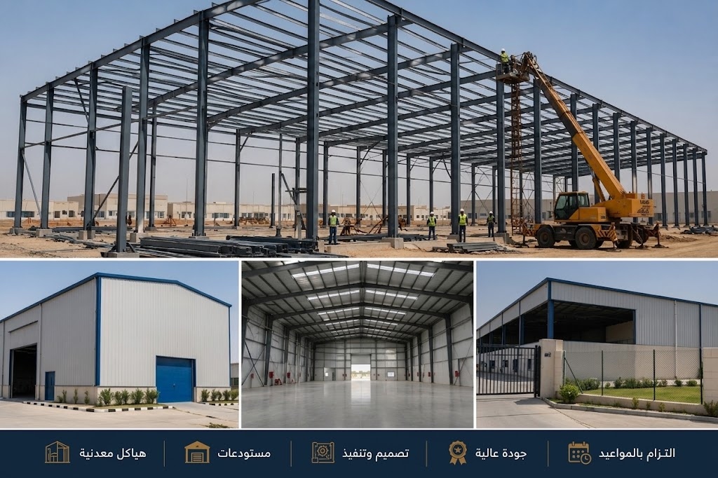 الهياكل المعدنية والمستودعات